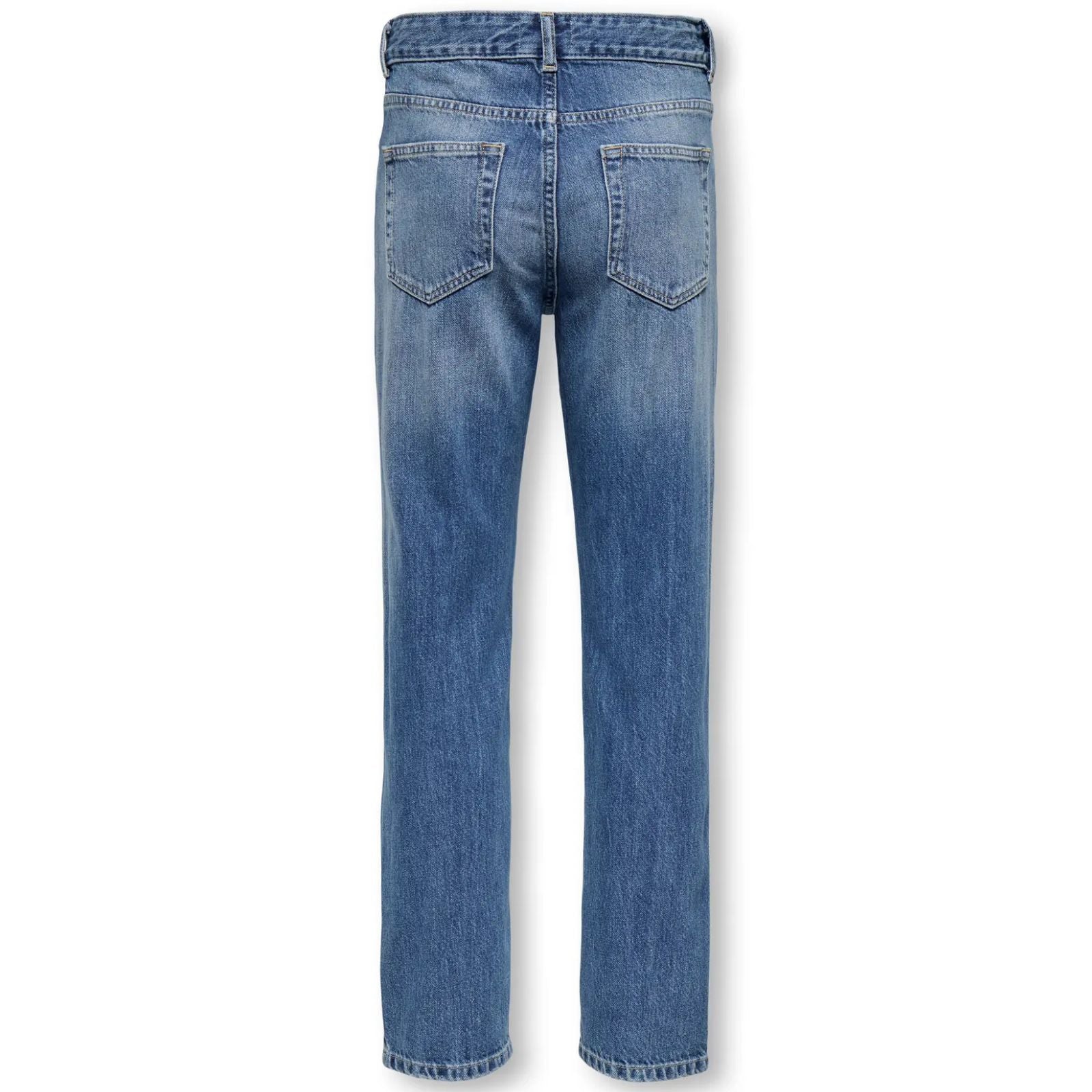 Medium Blue Denim straight fit jeans Edge