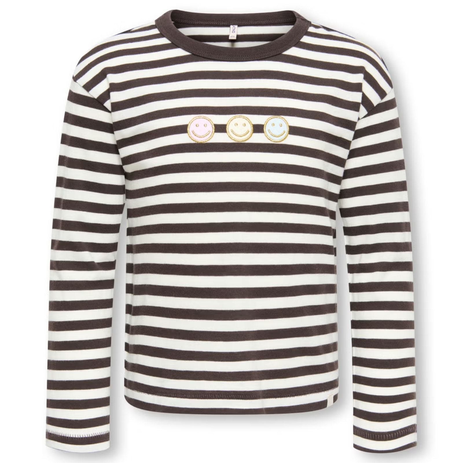 Bruin gestreepte longsleeve Hope