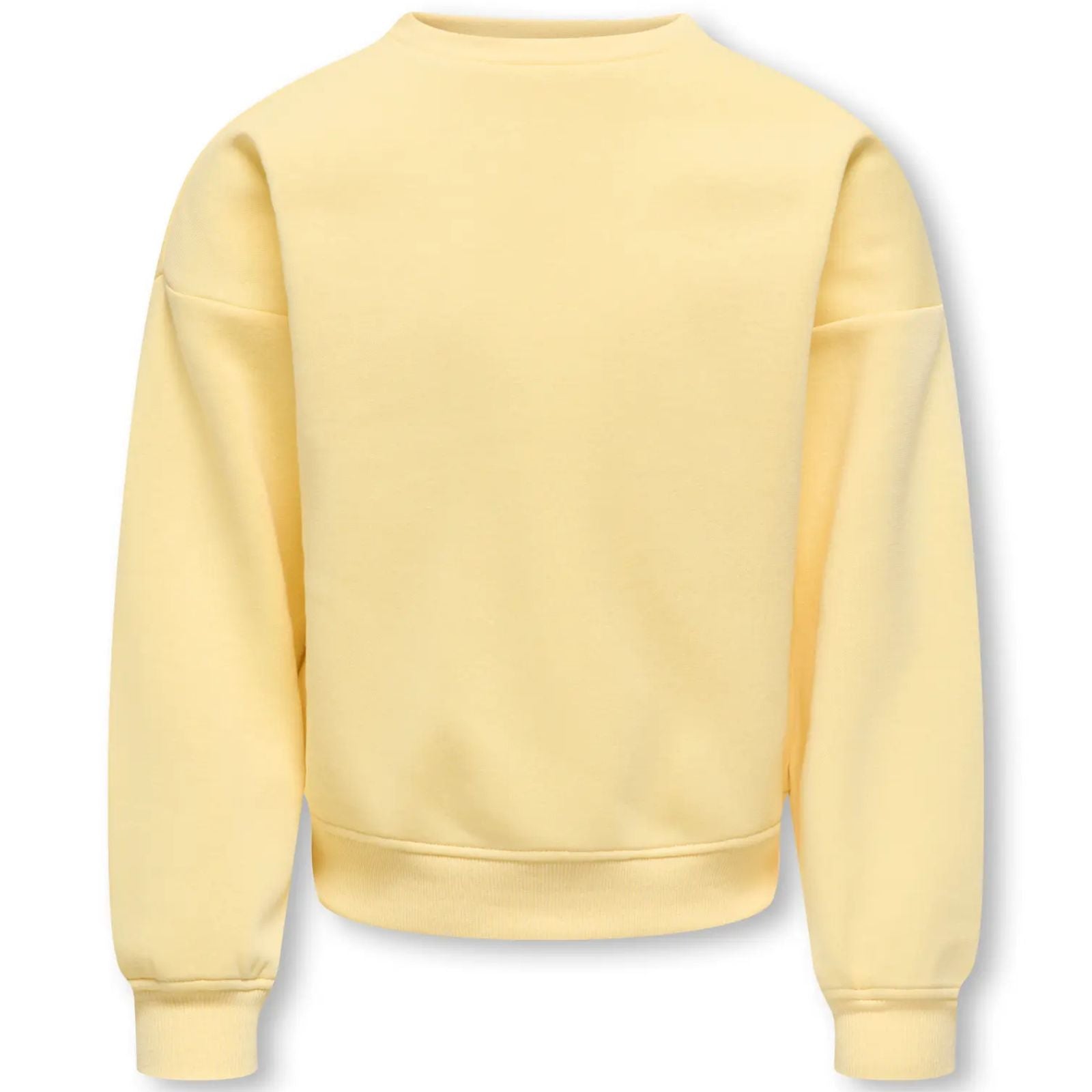 Lichtgele backprint sweater Sweat