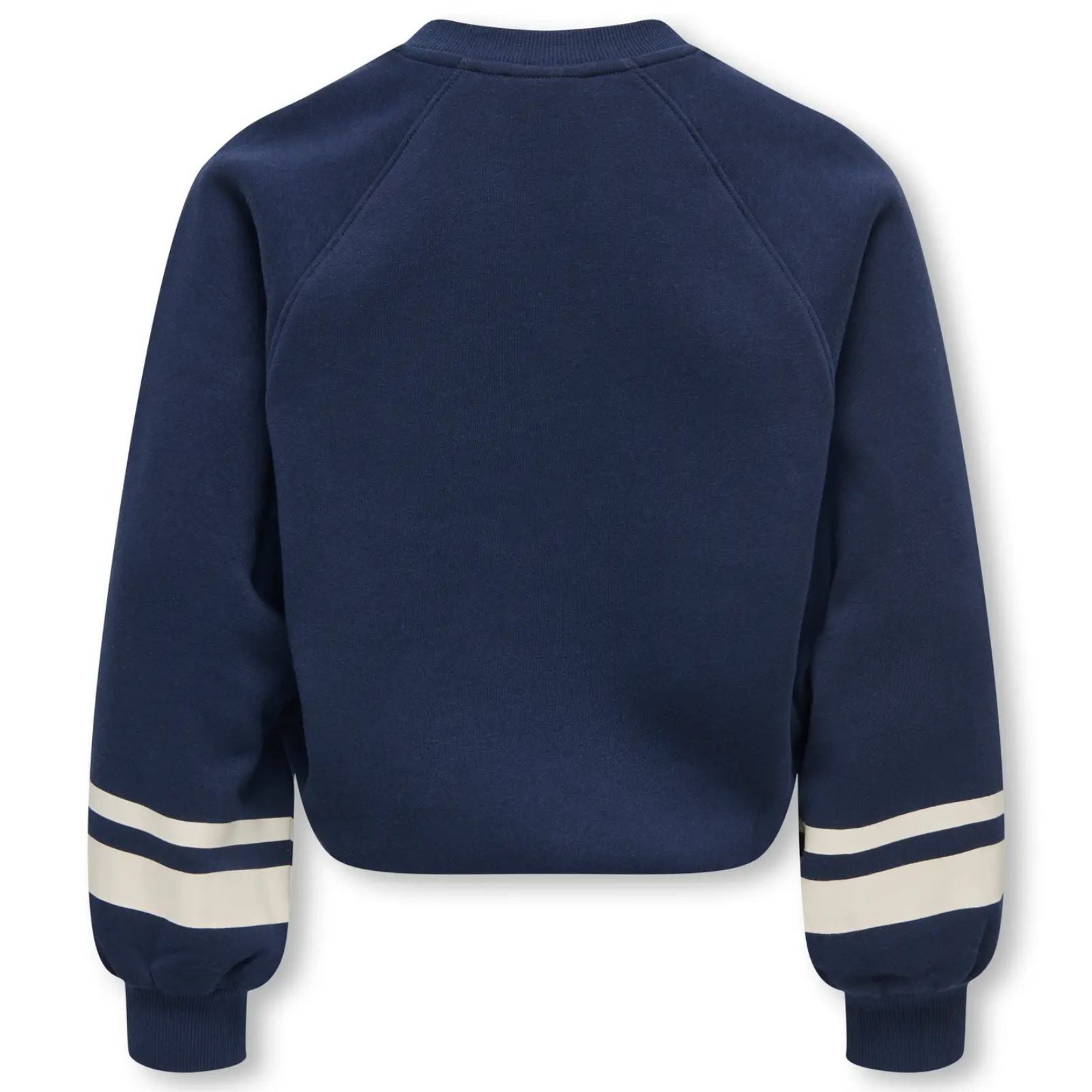 Donkerblauwe v-neck geprinte sweater Coletta