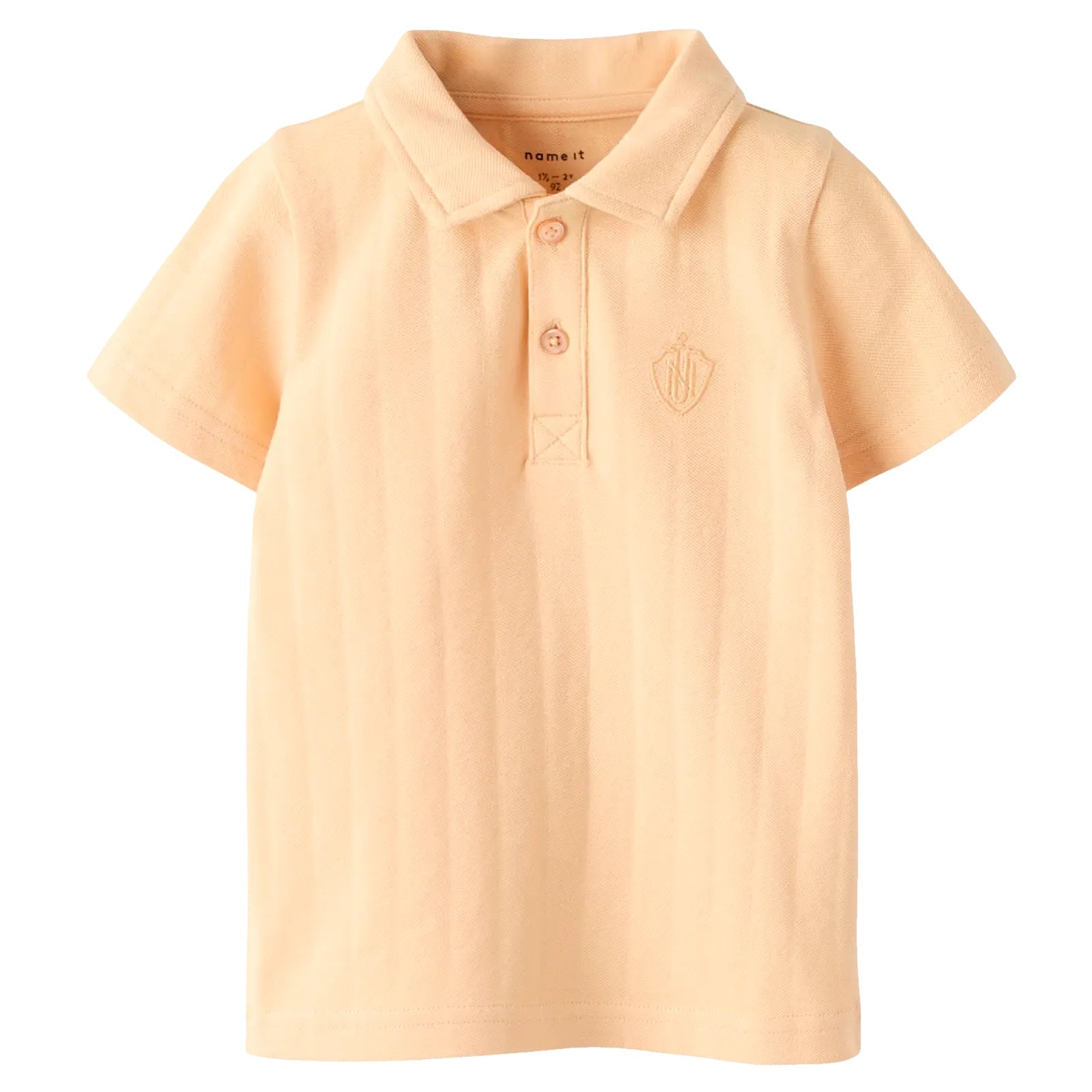 Lichtoranje regular fit polo Fen - Capuchon Fashion