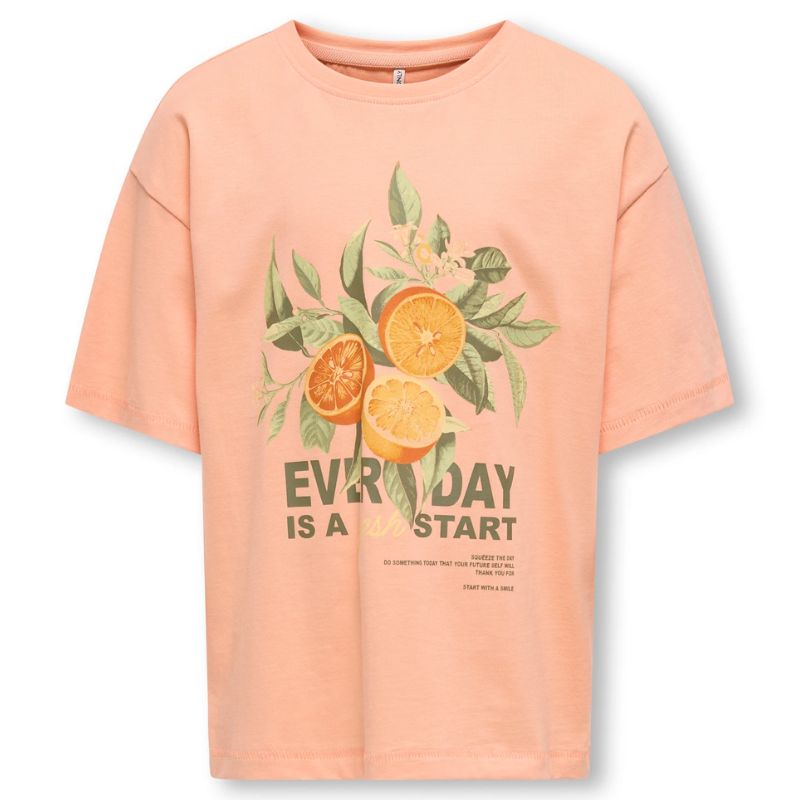 Oranje t-shirt Helen - Capuchon Fashion