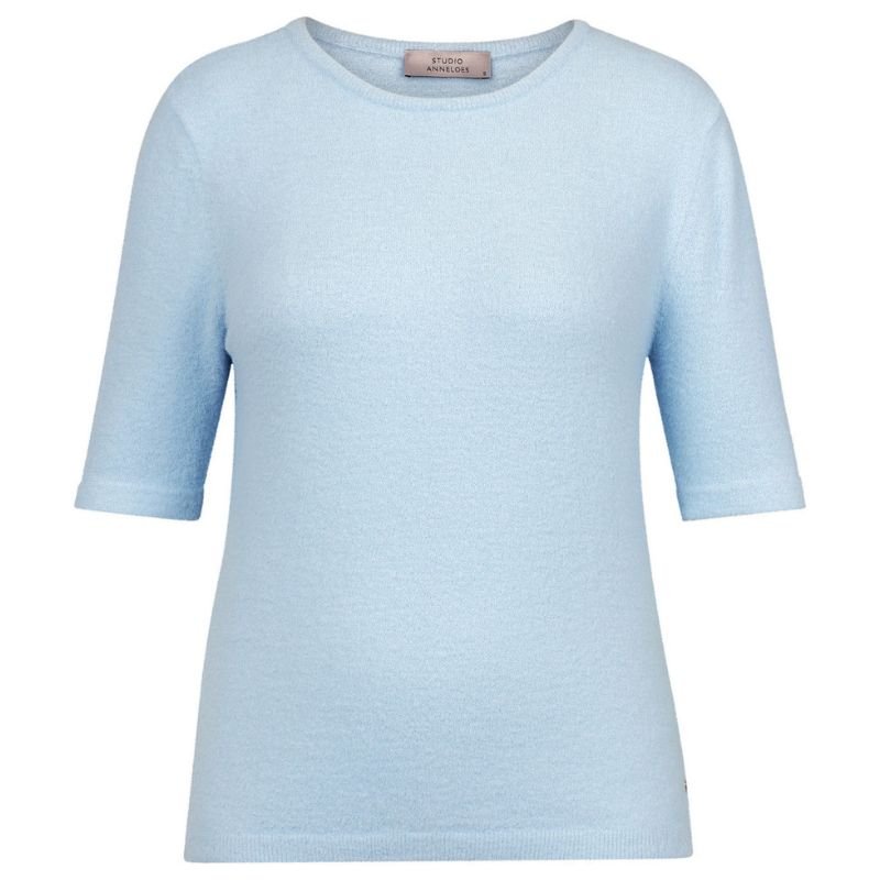 Pastel Blue soft pullover Felica - Capuchon Fashion