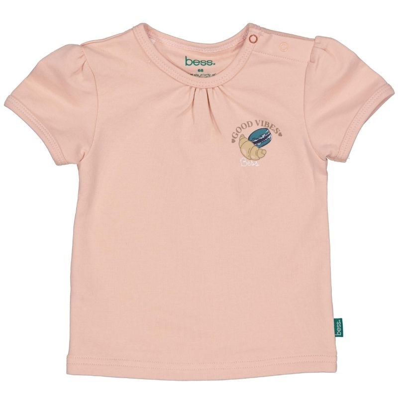 Peach Powder shirt Good Vibes 261039 - Capuchon Fashion