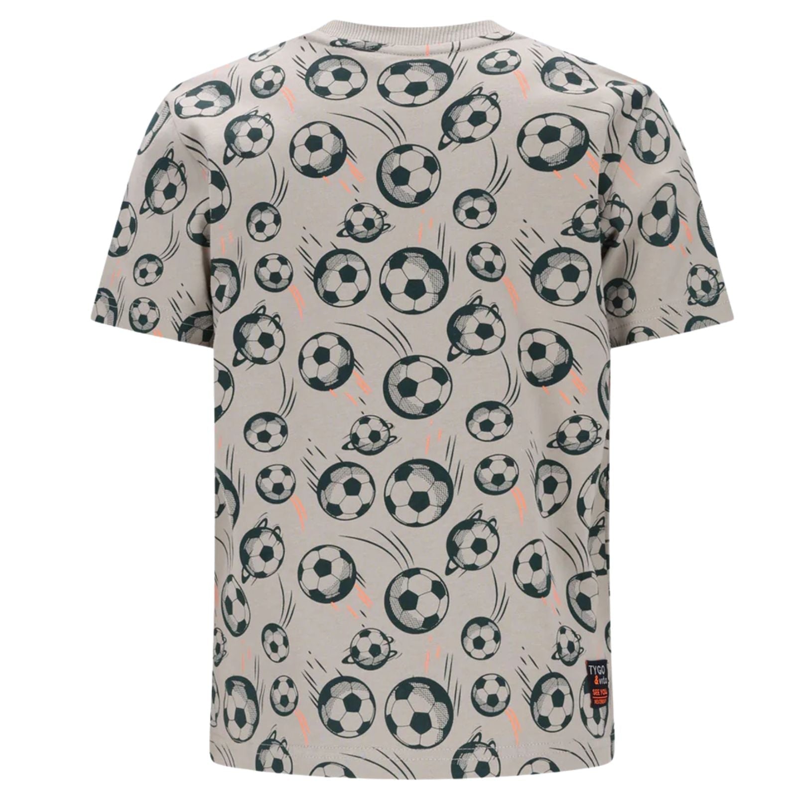 Pebble Stone allover geprint t-shirt Thijs - Capuchon Fashion