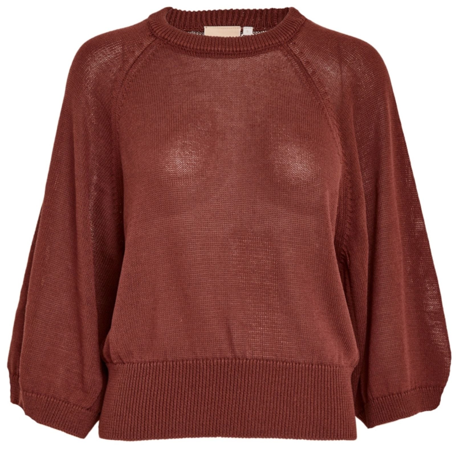 Maroon Red knit pullover Riley