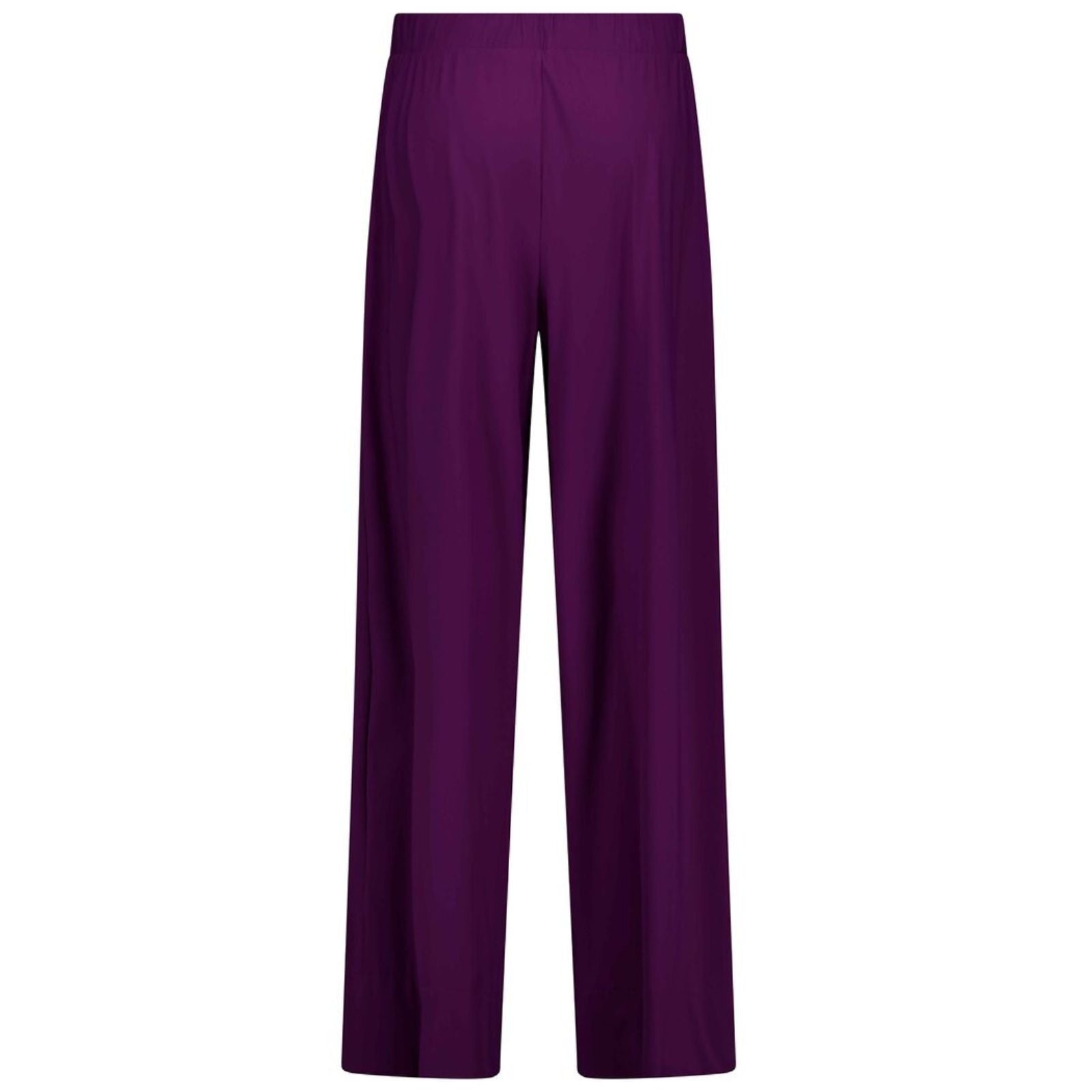 Plum wide leg travel pantalon Grace - Capuchon Fashion