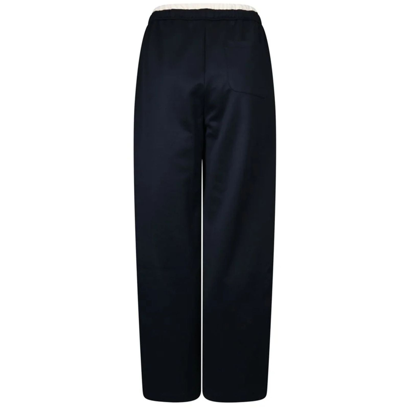 Donkerblauwe jersey pantalon 613101