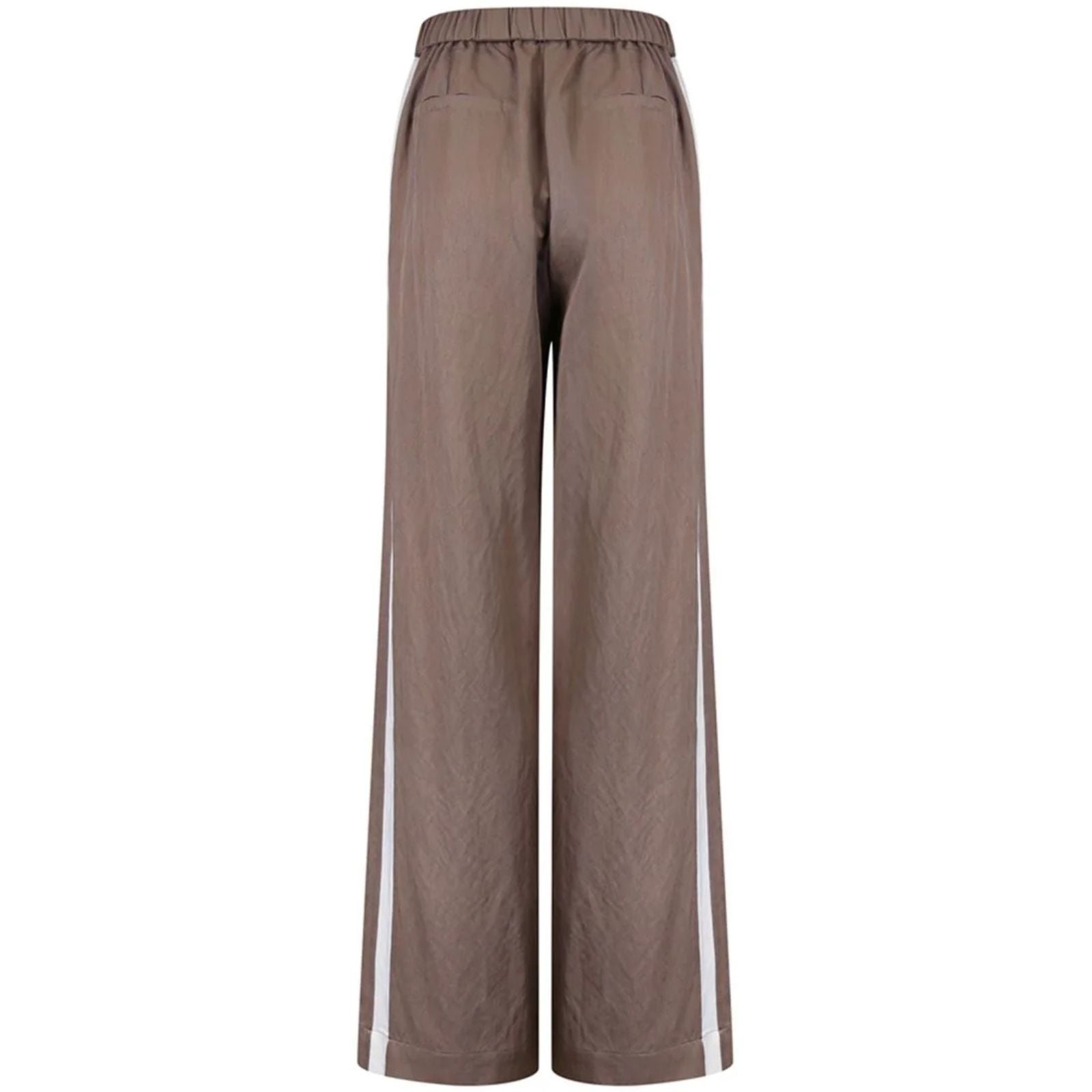 Taupe bruine contrast pantalon 613136