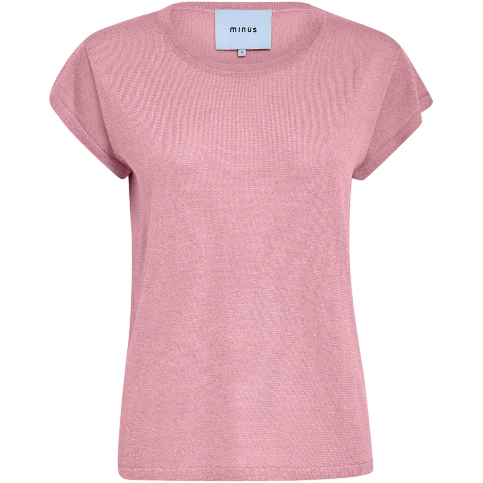 Prism Pink metallic knit t-shirt Carlina - Capuchon Fashion