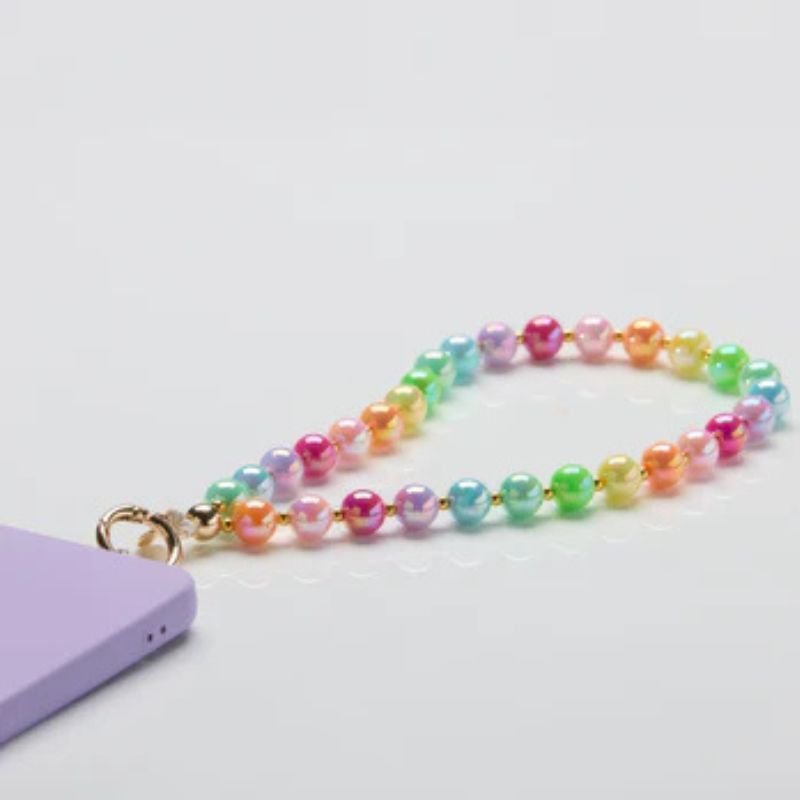Rainbow Sparkling Schusselkette/Handykette - Capuchon Fashion