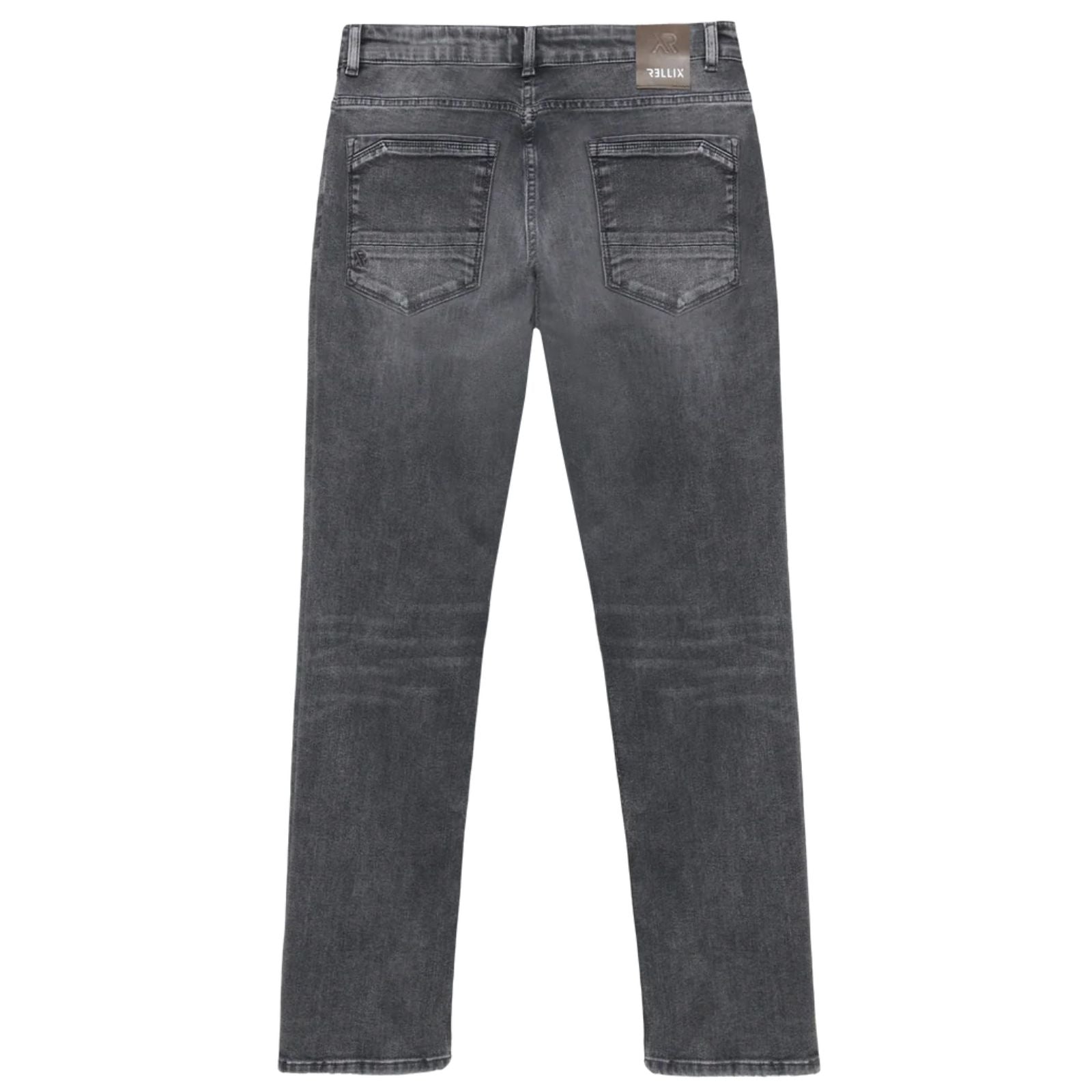 Dark Grey Denim straight wide fit jeans 940492