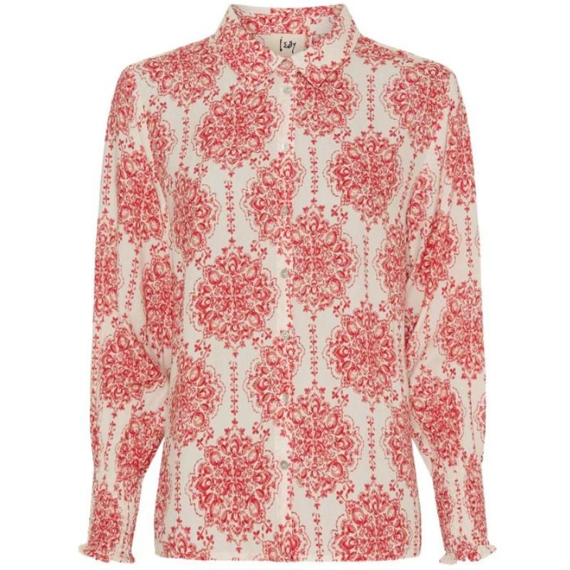 Rode blouse Gyta - Capuchon Fashion