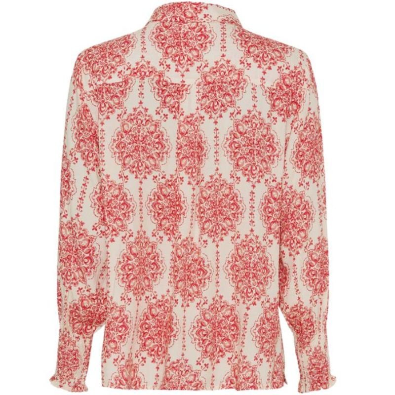 Rode blouse Gyta - Capuchon Fashion