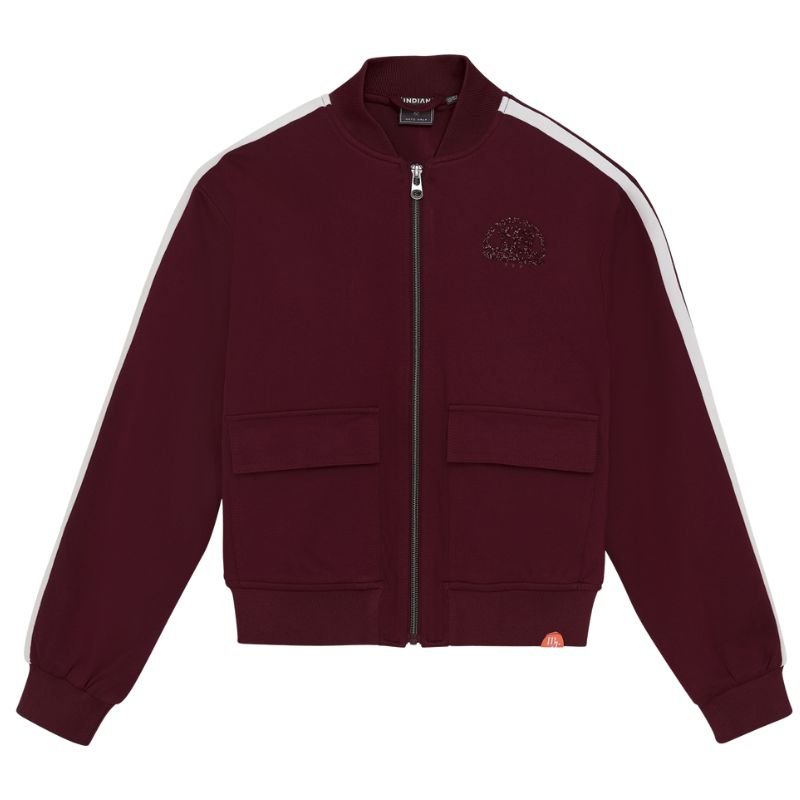 Rode jacket Sporty - Capuchon Fashion