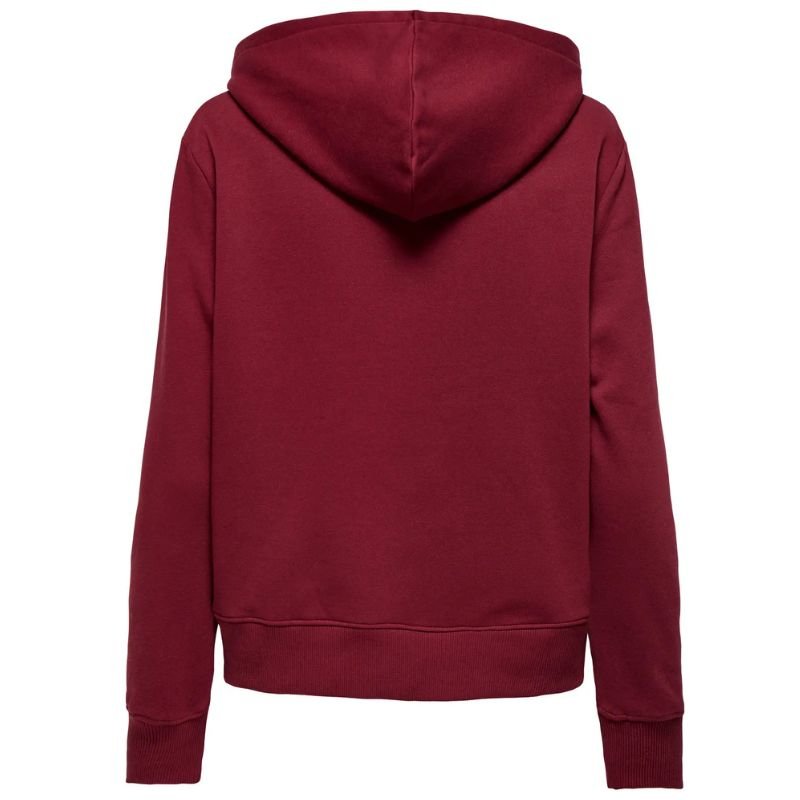 Rode teddy cropped hoodie Lyna - Capuchon Fashion