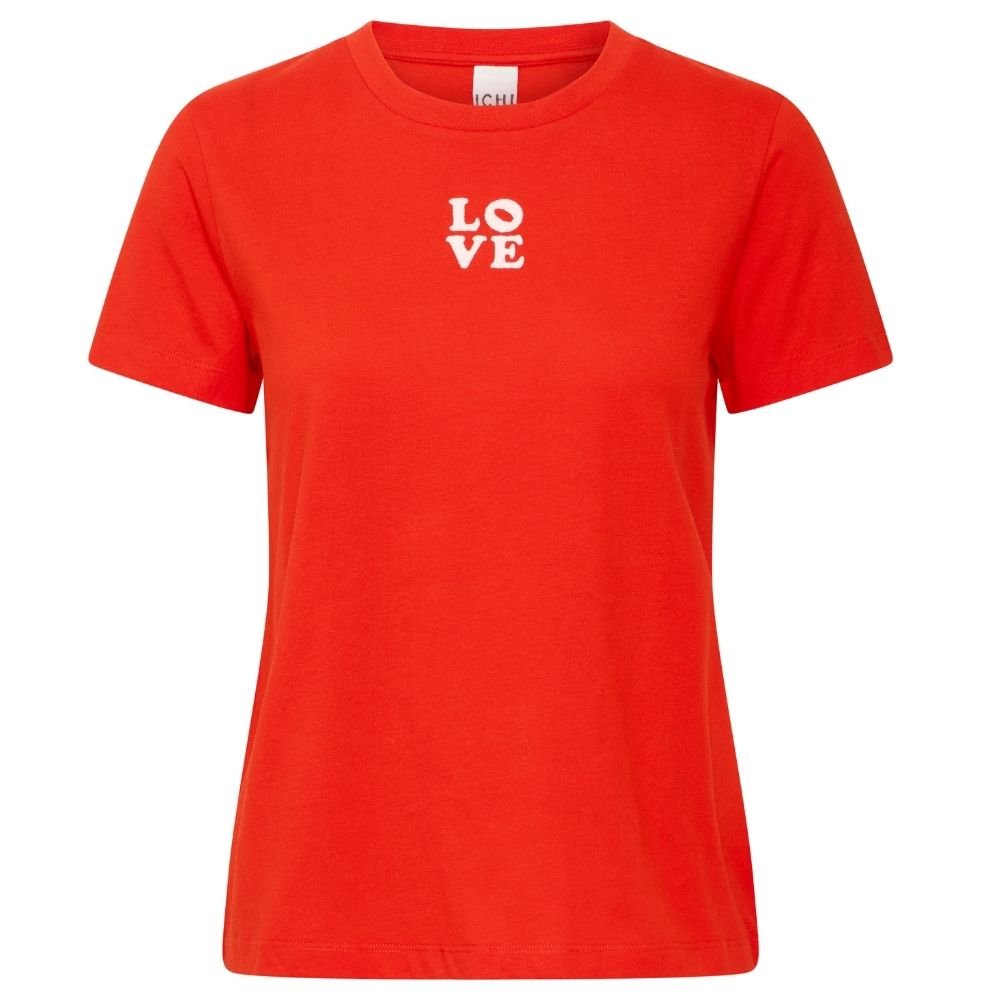 Rood t-shirt Camino - Capuchon Fashion
