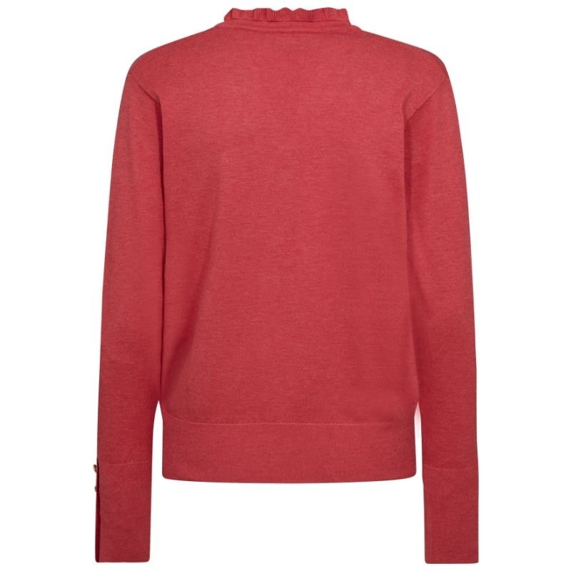 Roodbruine pullover Katie - Capuchon Fashion