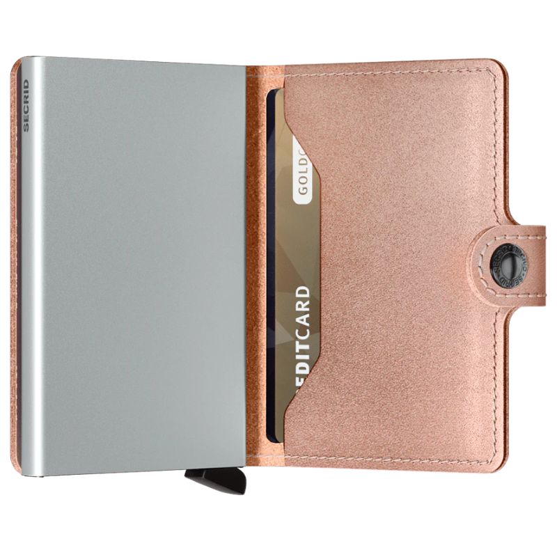 Rose miniwallet Metallic - Capuchon Fashion