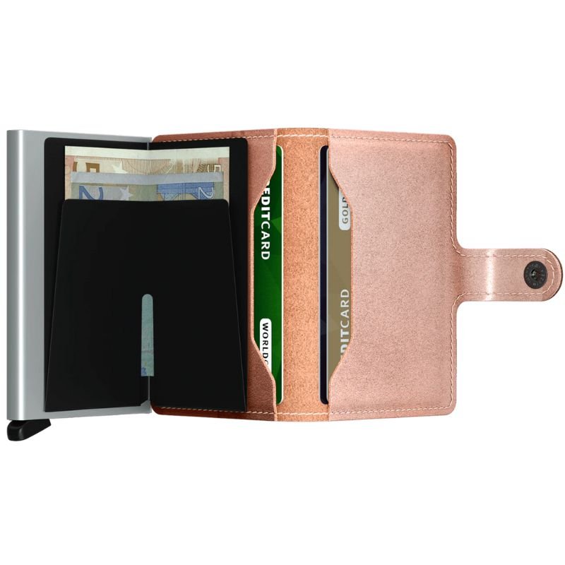 Rose miniwallet Metallic - Capuchon Fashion