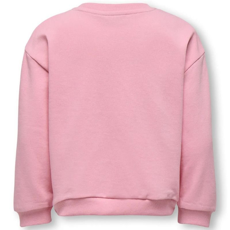Roze loose fit geprinte sweater Sina - Capuchon Fashion
