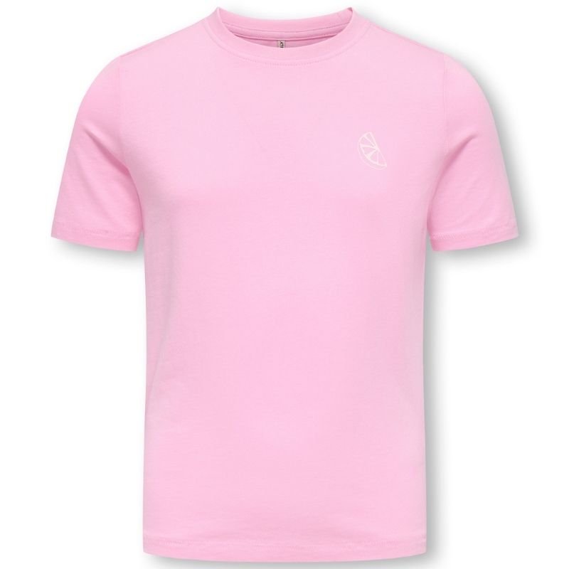 Roze met Sun regular fit t-shirt Bolette - Capuchon Fashion