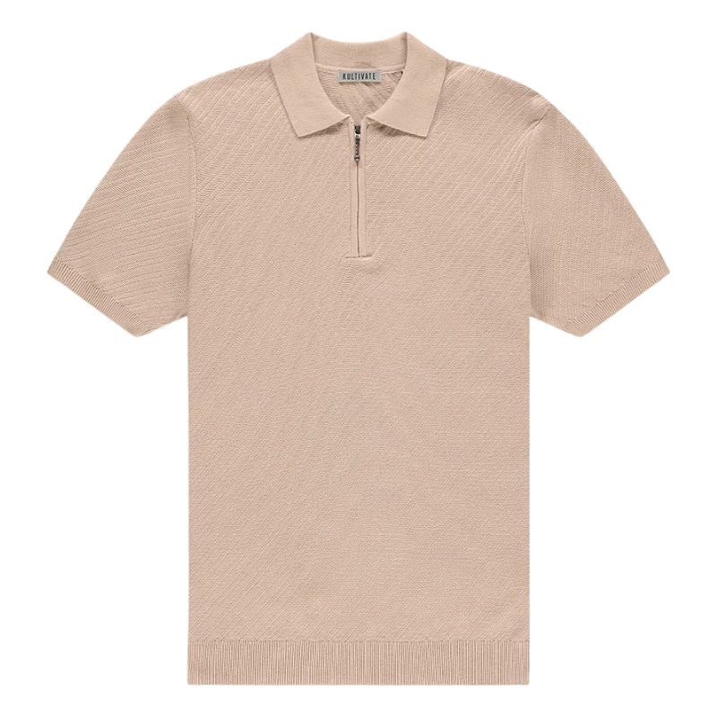 Roze polo Oblique Zip - Capuchon Fashion