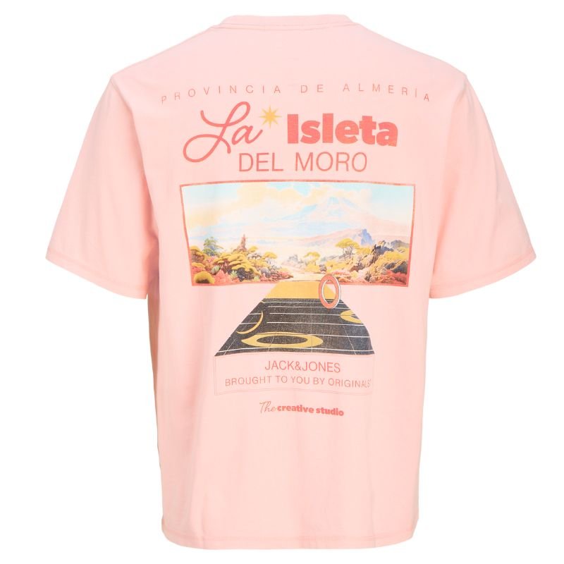 Roze t-shirt Almeria - Capuchon Fashion