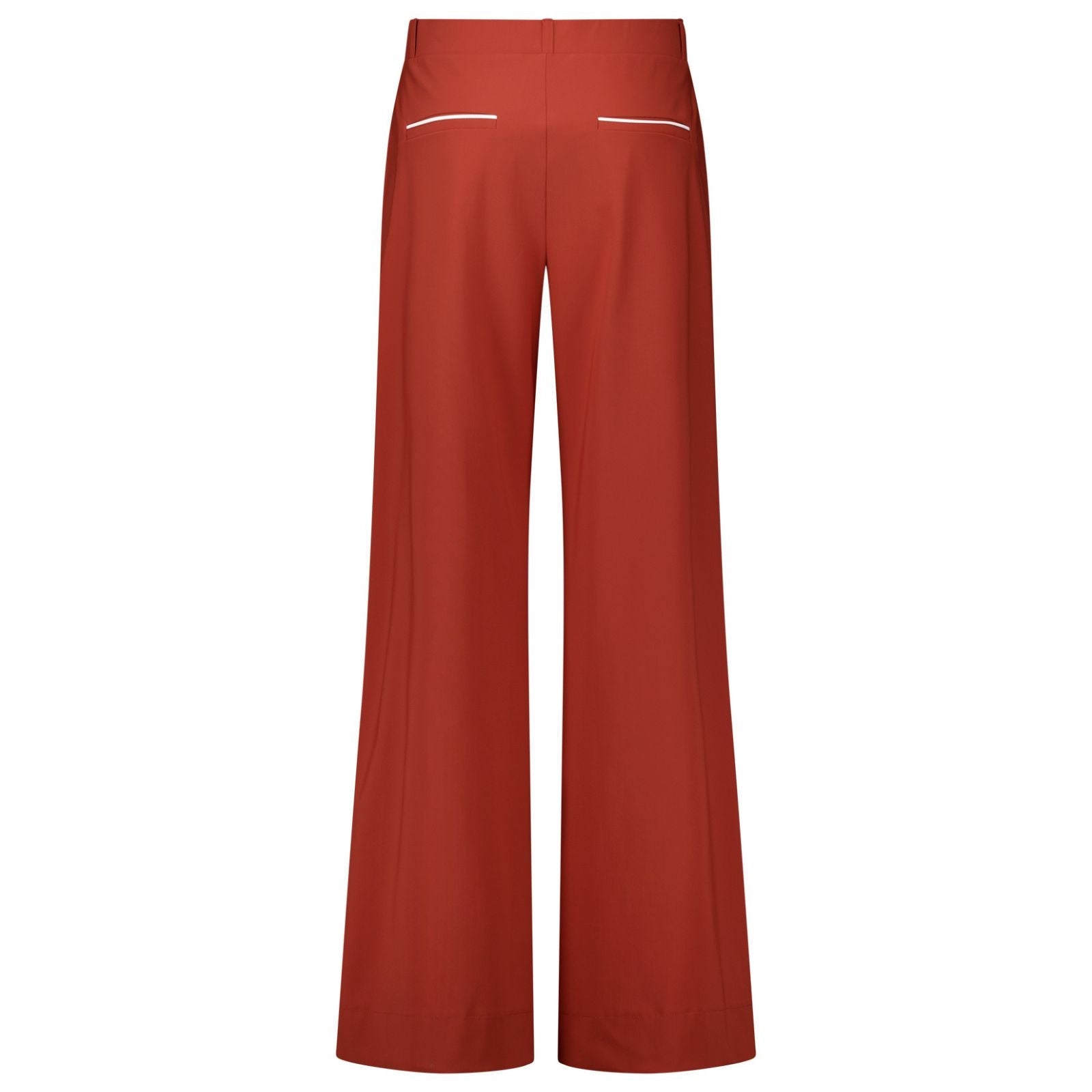 Rust travel trouser Lexie Piping - Capuchon Fashion