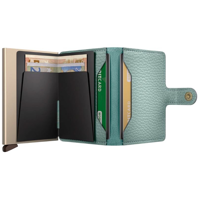 Sea Green miniwallet Pebble - Capuchon Fashion