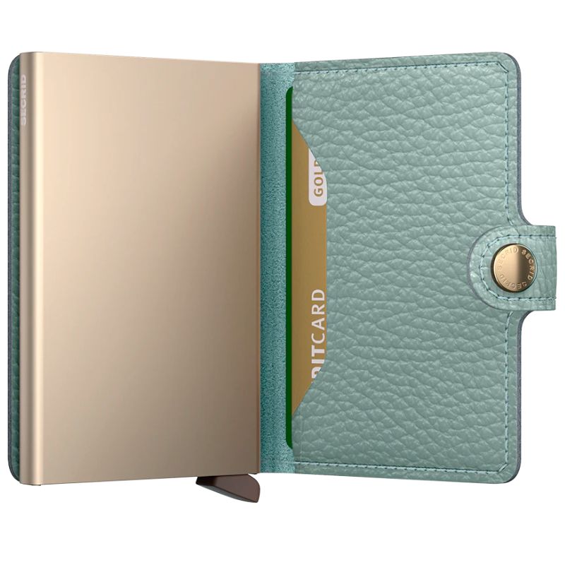 Sea Green miniwallet Pebble - Capuchon Fashion