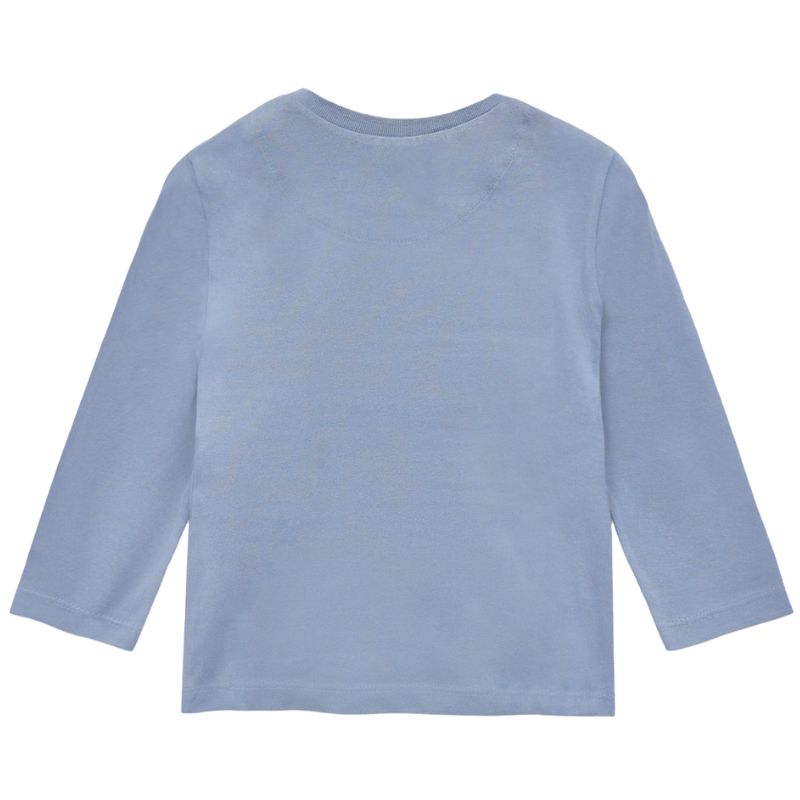 Lichtblauw longsleeve shirt met berenprint Bear