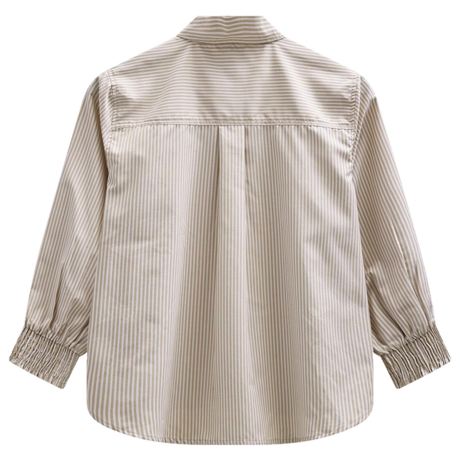 Silver Mink met offwhite embroidery shirt Evalina - Capuchon Fashion