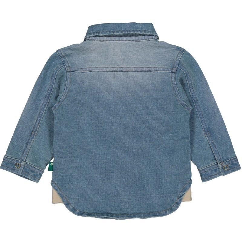 Stone Wash blouse Jog Denim 261002 - Capuchon Fashion