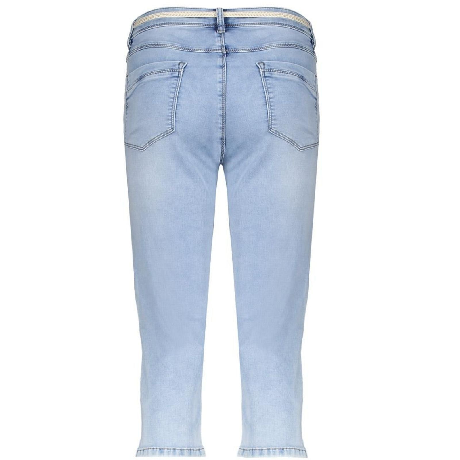 Stonebleach Denim capri denim jeans Emma - Capuchon Fashion