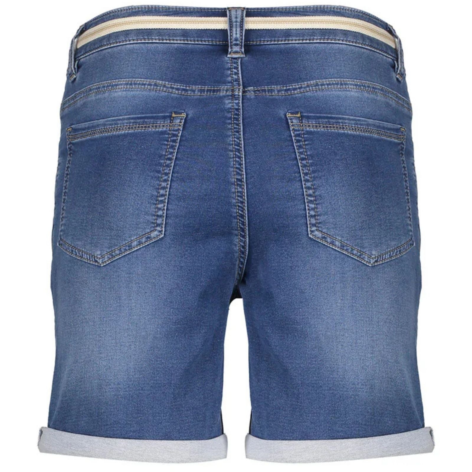 Stonewash Denim short denim jeans Frances - Capuchon Fashion