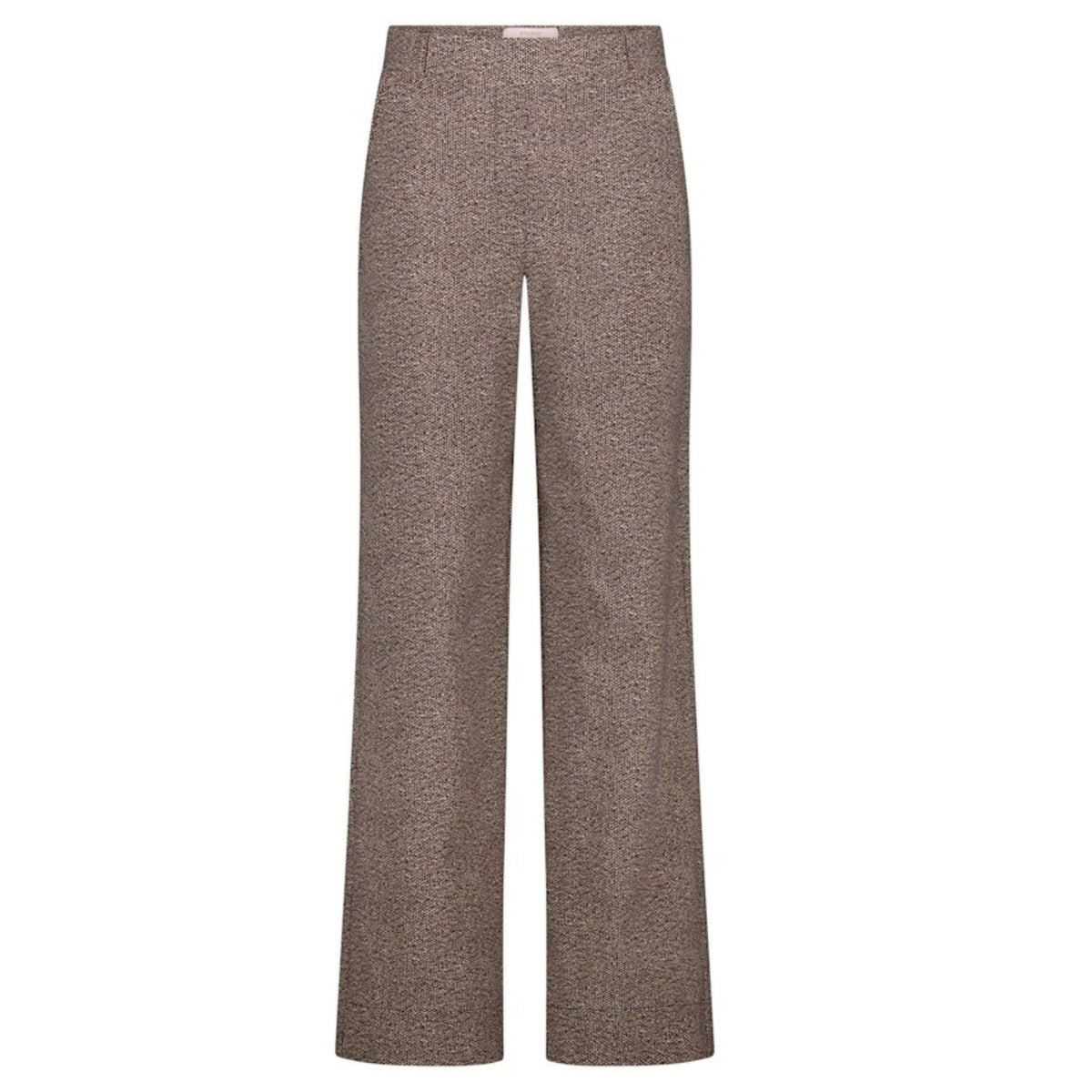 Zwart met kit trouser Lexie Tweed Look