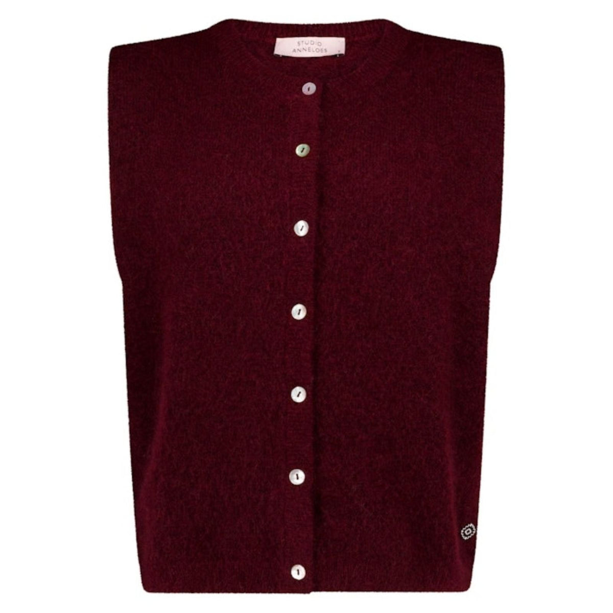 Red Wine knit cardigan Bibi Sls