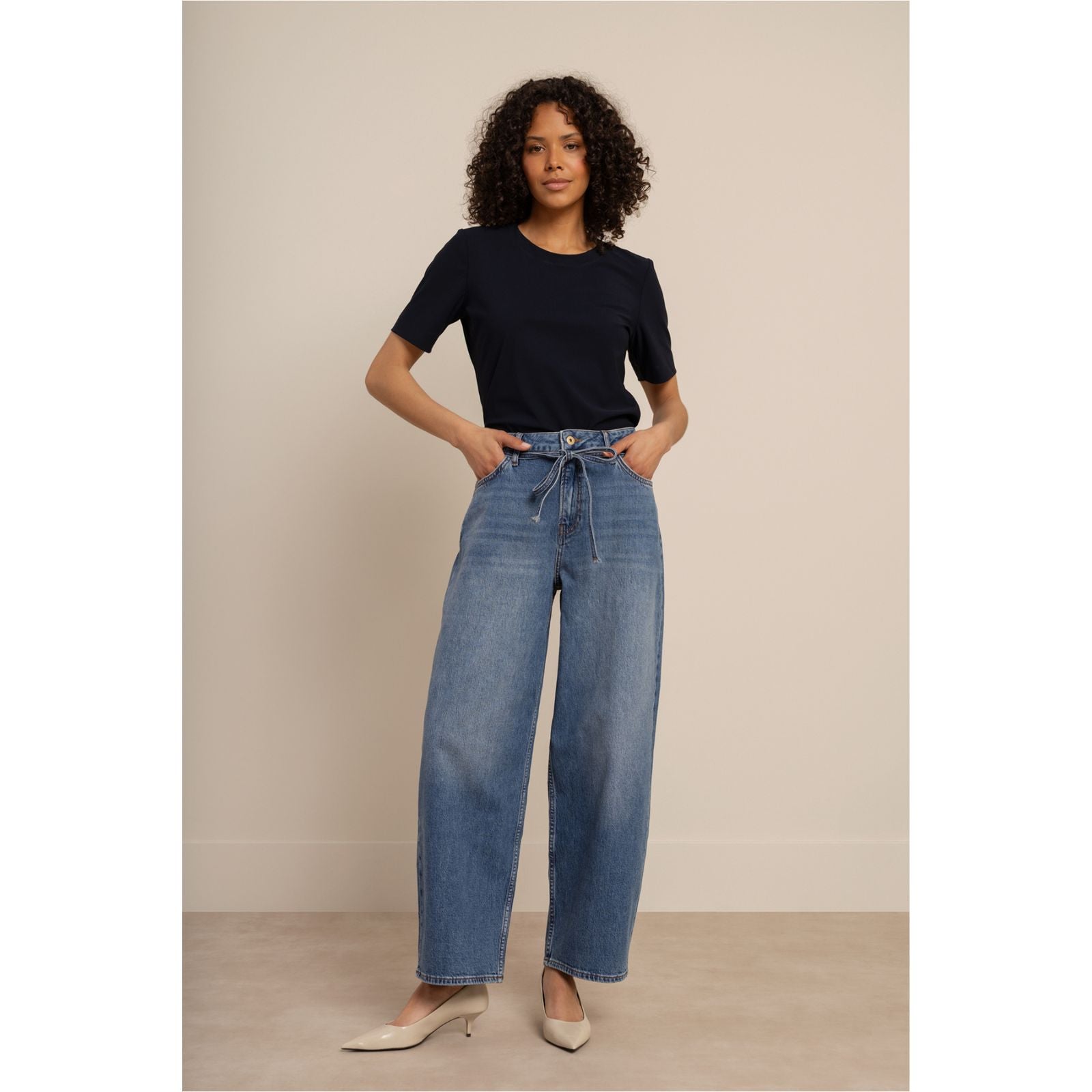 Mid Jeans barrel fit jeans Babet denim