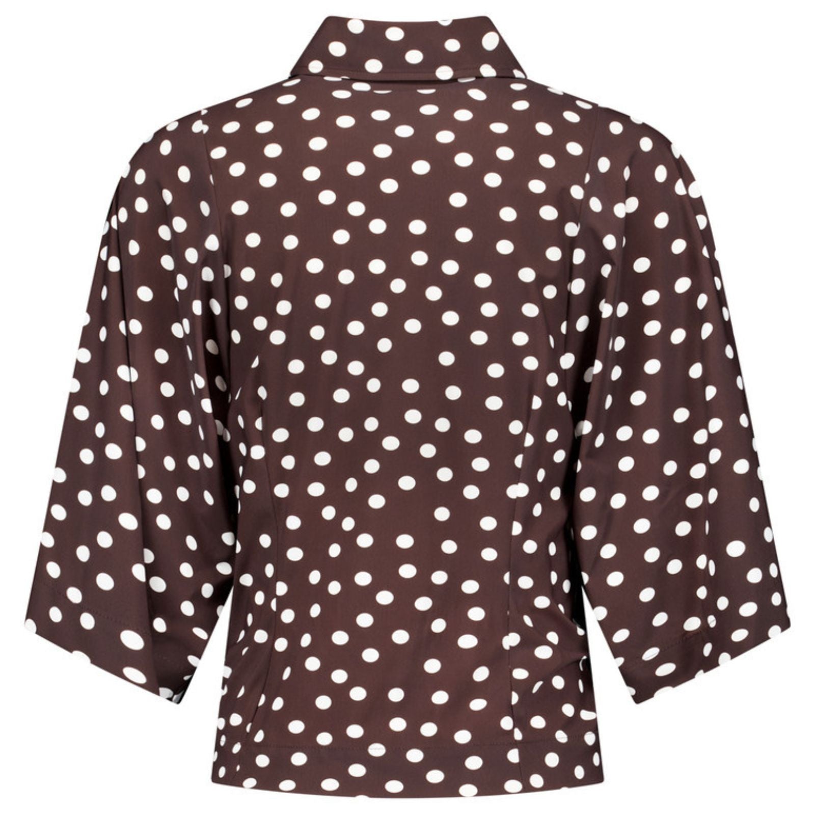 Espresso geprinte blouse Fabienne dot