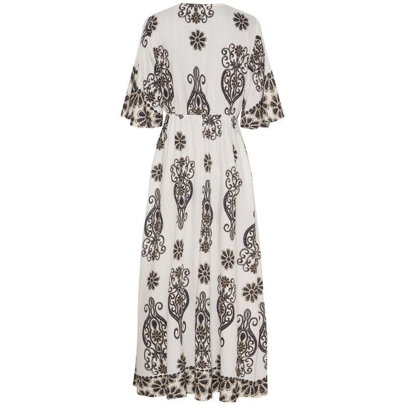 Summer Border Print viscose geprinte jurk Ane - Capuchon Fashion