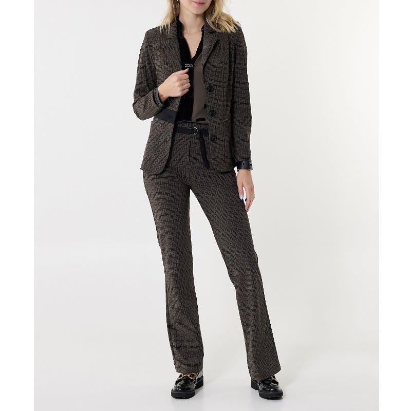 Taupe blazer Ritsjes Graphic - Capuchon Fashion