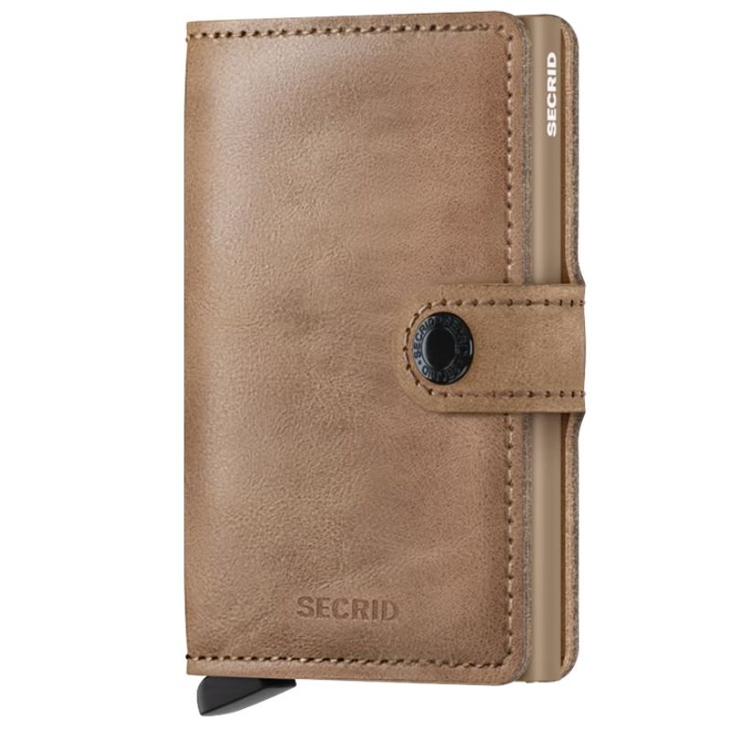 Taupe miniwallet Vintage - Capuchon Fashion