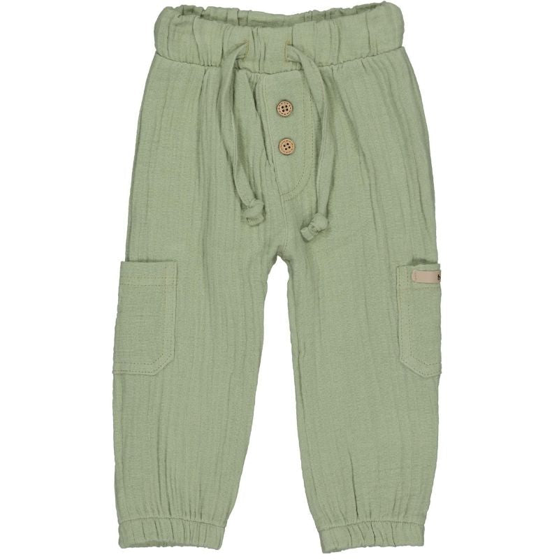 Teal groen broekje Muslin 261013 - Capuchon Fashion