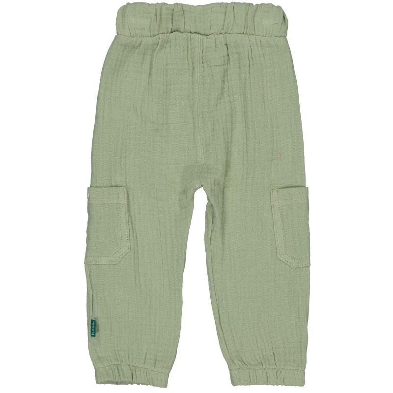 Teal groen broekje Muslin 261013 - Capuchon Fashion