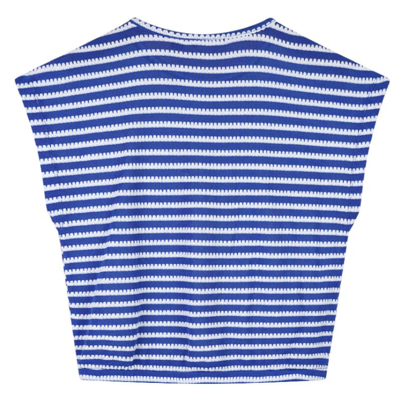 Blauw gestreepte top Kawai