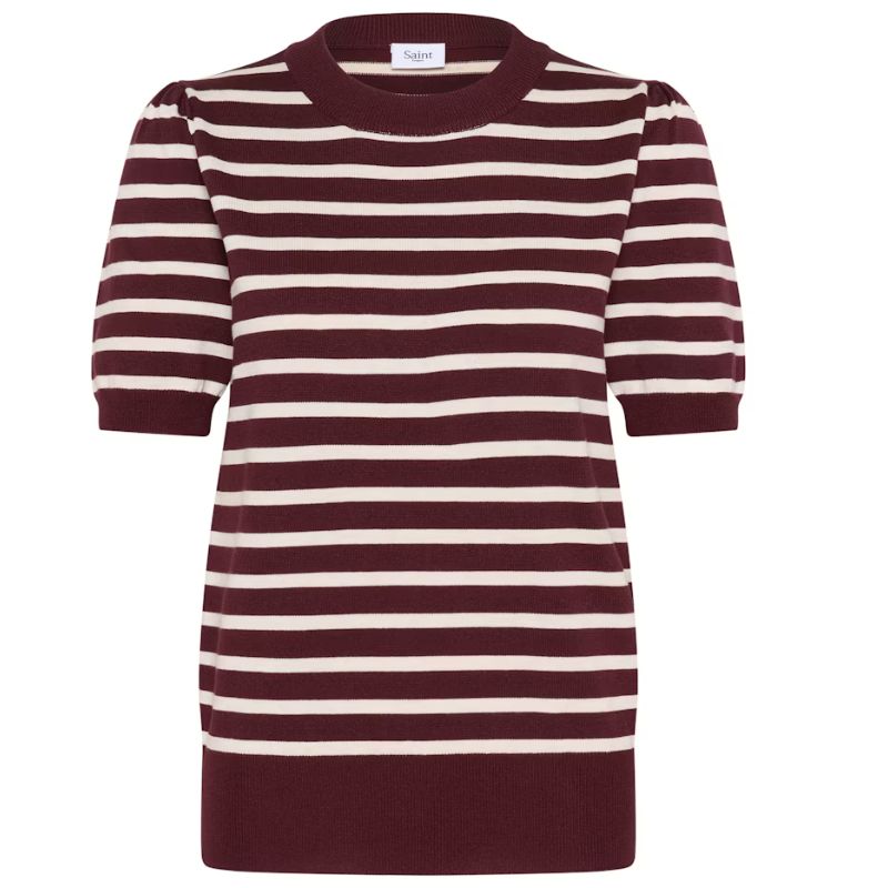 Bruin gestreepte pullover Mila