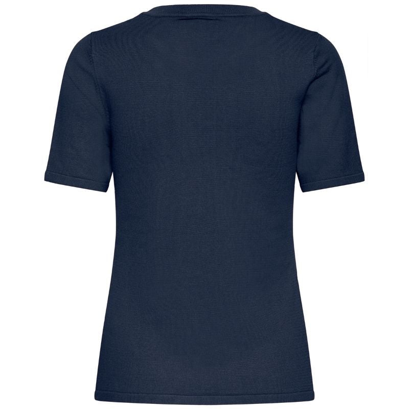 Total Eclipse knitted o - neck ss top Luls - Capuchon Fashion