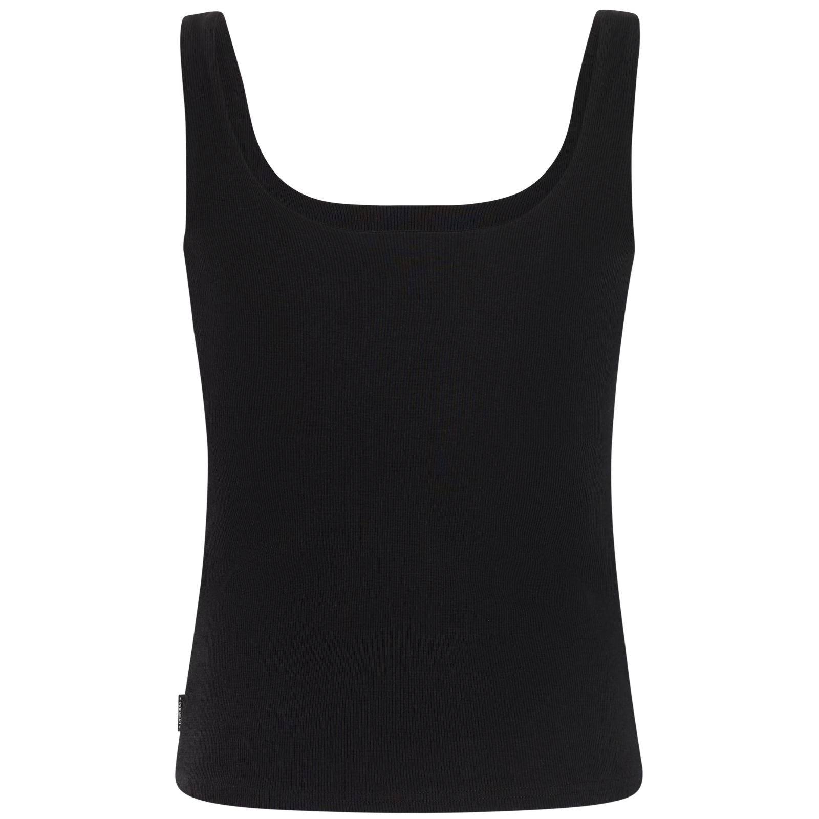 True Black rib suede singlet Dazes - Capuchon Fashion