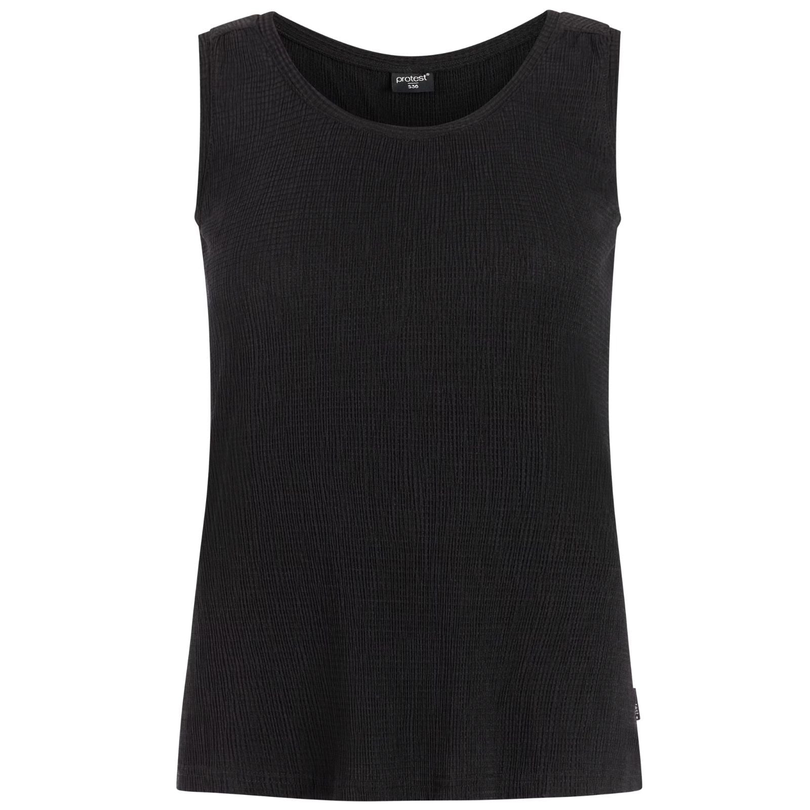 True Black soft singlet Fields - Capuchon Fashion